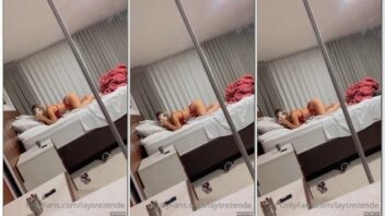 Lays Rezende mostrando todo seu rebolado na cama, bem ousada