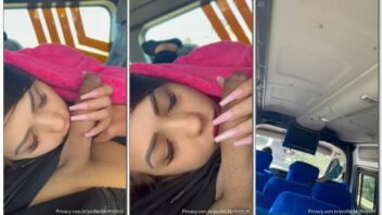 Mc Mayara foi vista realizando sexo oral, fazendo um boquete no ônibus durante a viagem
