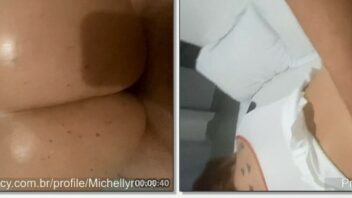 Michelly Ruiva, influenciadora do OnlyFans, exibe seu corpo sensual em vídeos provocantes
