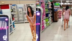 Martina Smith foi flagrada no mercado se divertindo com seu vibrador e tendo um momento íntimo em público