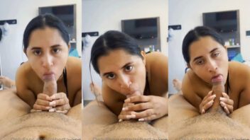 Roberta Lipa faz um boquete no cara e engole todo o gozo dele