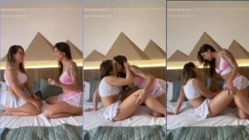 Sissa e Luciana Picchi estão juntas em um filme pornô lésbico no Privacy