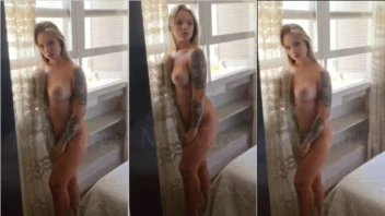 Naty Varga exibindo seu Privacy de graça, mostrando seu corpo sem roupa