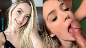 Leise Bach, uma jovem atraente, fudendo gostoso oral e transando com um pau grande