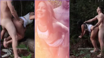 Ellenzinhaexib fazendo um sexo delicioso ao ar livre em um vídeo pornô brasileiro