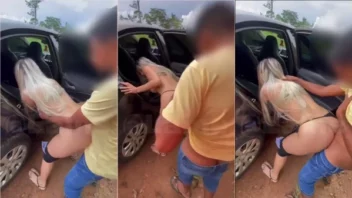 Esposa safada mostrando o corpo pra desconhecidos na estrada, vídeos caseiros de sexo gay