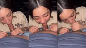 Vídeos caseiros de ninfetinhas dando uma engolida gostosa em todo o membro do cara