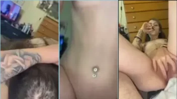 Vídeo de pornô grátis com a namorada novinha fazendo um boquete e se esmerando na hora H