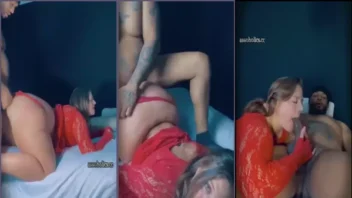 Ambien se divertindo na cama com um presidiário musculoso e gravando tudo!