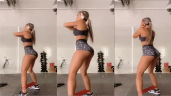 XXX viralizou na internet de Santa Catarina, mostrando o bundão delícia na academia!