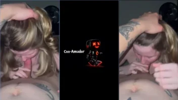 Boquete da loira no cunhadão em cena de intimidade familiar