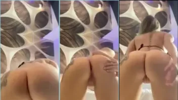 Garotinha com um corpão lindo deu uma de louca na internet, dançando pelada e arrasando!