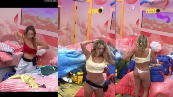 Flagras da Samira Sagr sem roupa no BBB26 mostrando o corpaço!