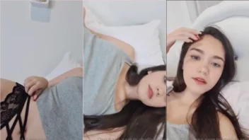 Vídeo caseiro da Isabelle Haris, toda soltinha e sorridente